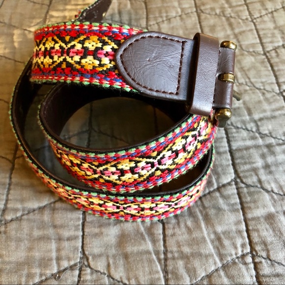 Accessories - Boho embroidered festival belt